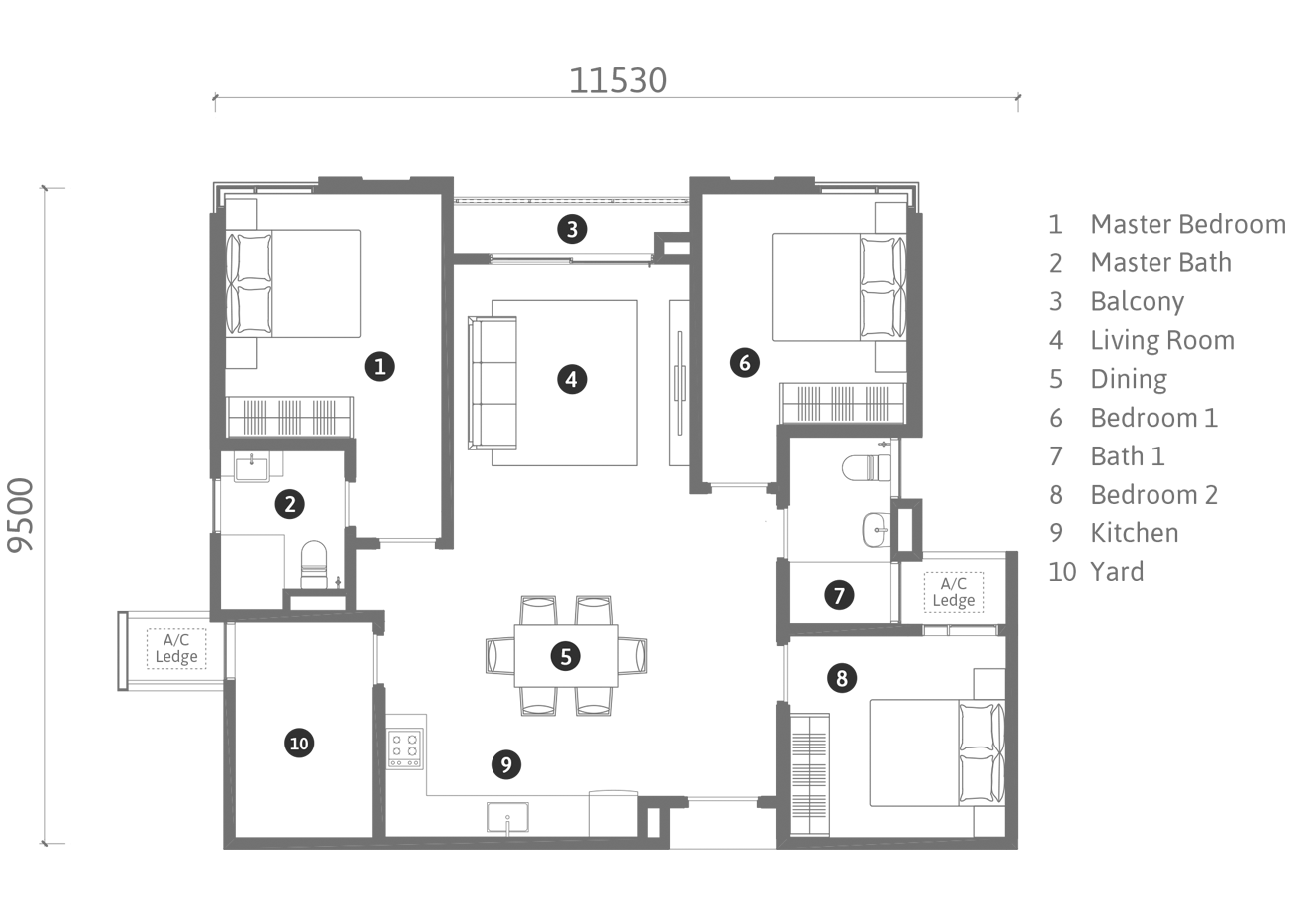Type B1 Layout